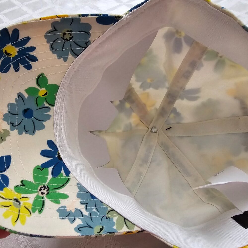 Kate Spade french cream floral Hat! NWT! - Picture 5 of 6